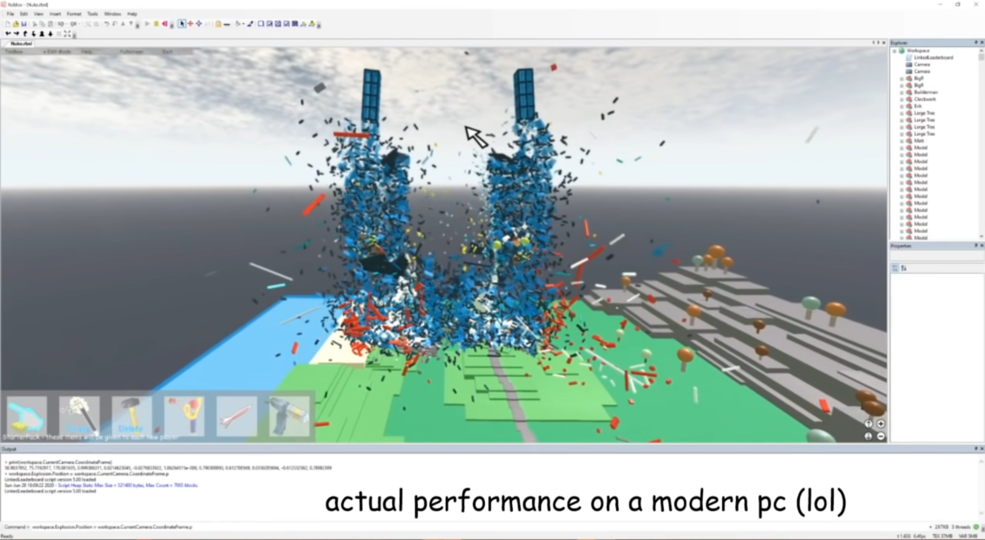 Maximum_ADHD showing the 2007 client performance in a youtube video